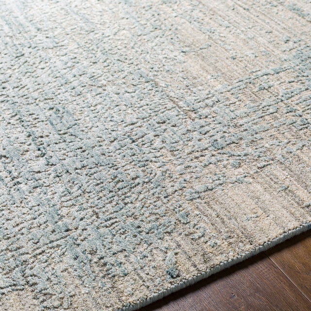 Surya Lucknow Luc-2304 Light Gray, Taupe, Teal Rugs.