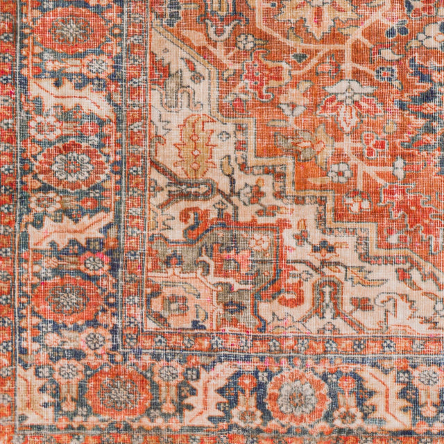 Surya Lavable Lvb-2303 Burnt Orange, Coral, Wheat, Dark Blue Rugs.