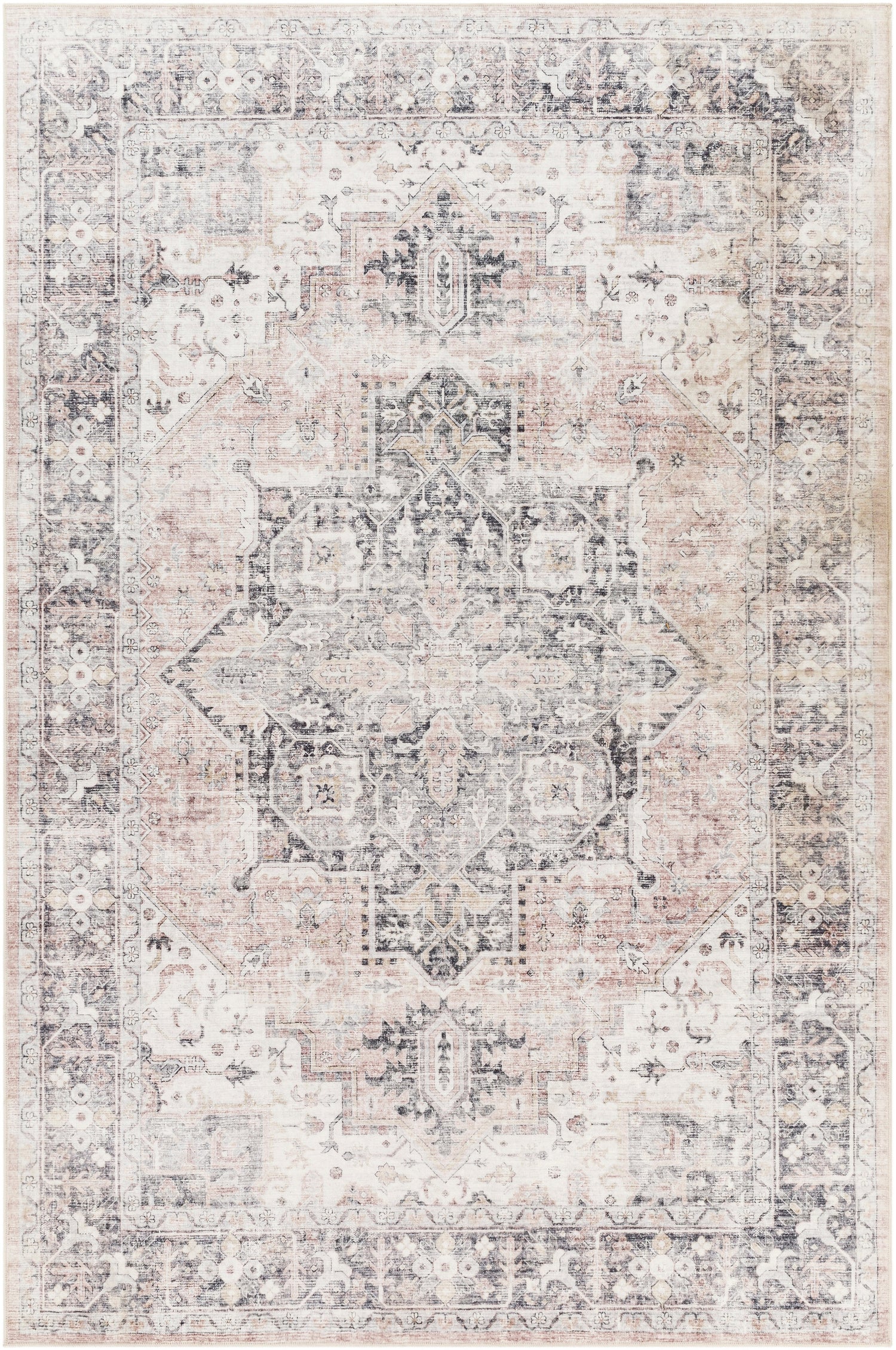 Surya Lavable Lvb-2306 Pink Rug.