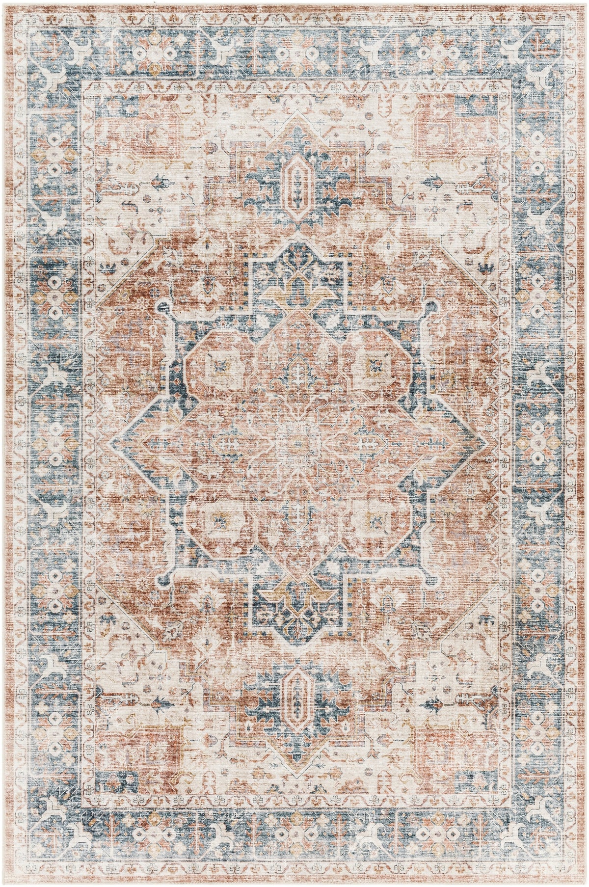Surya Lavable Lvb-2307 Red Rug.