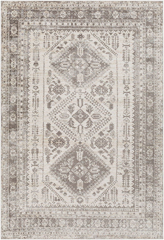 Surya Lavadora Lvr-2301 Dark Brown, Medium Gray, Camel, Beige Rugs.