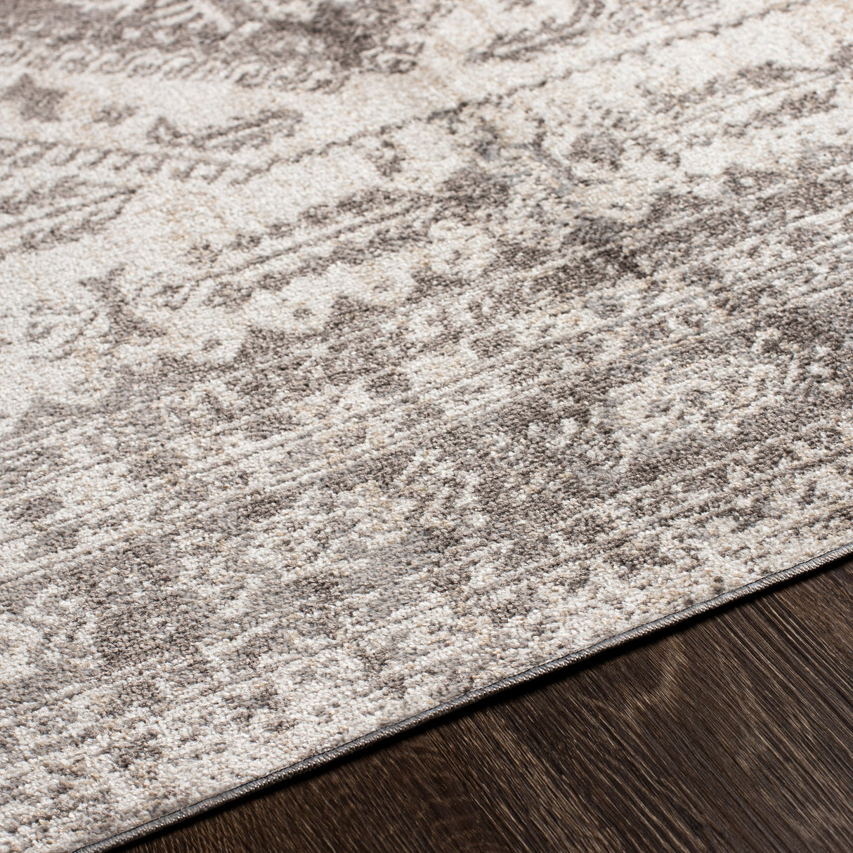 Surya Lavadora Lvr-2301 Dark Brown, Medium Gray, Camel, Beige Rugs.