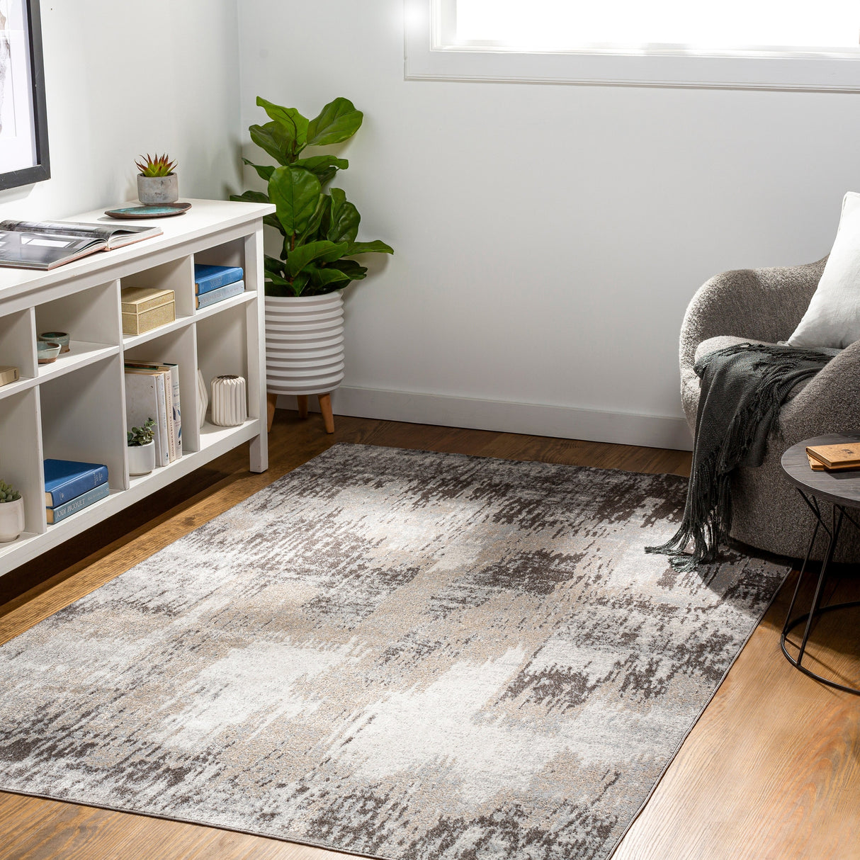 Surya Lavadora Lvr-2315 Taupe, Camel, Medium Gray, Beige Rugs.