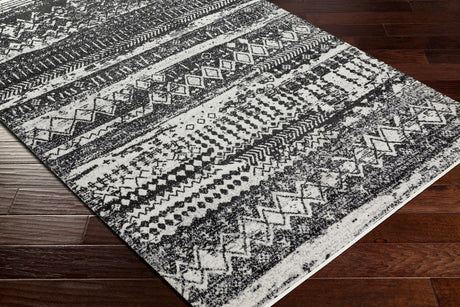 Surya Lavadora Lvr-2330 Black, Gray, Light Gray Rugs.