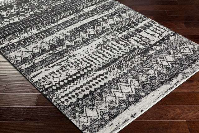 Surya Lavadora Lvr-2330 Black, Gray, Light Gray Rugs.