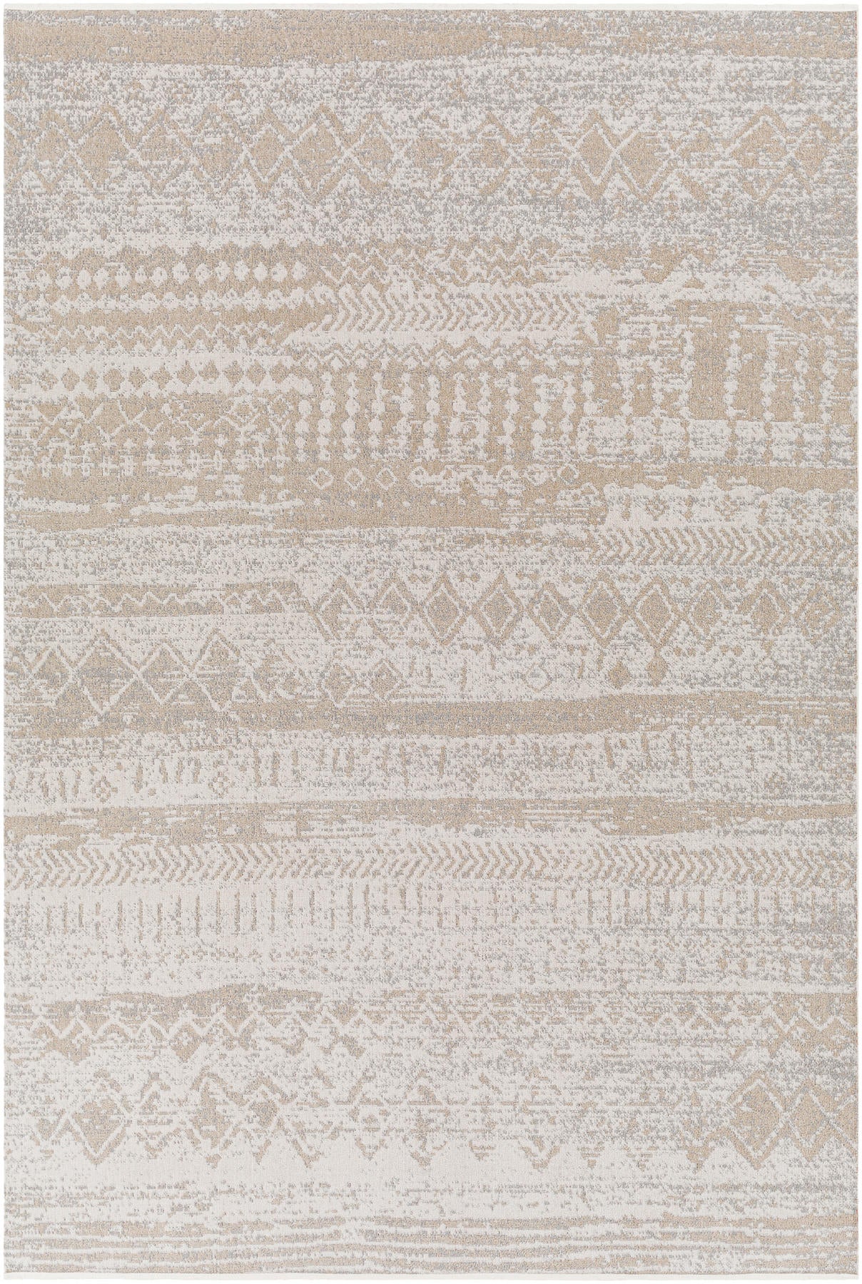 Surya Lavadora Lvr-2331 Light Gray, Light Beige, Cream Rugs.