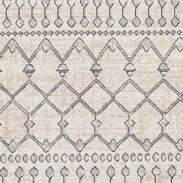 Surya Lavadora Lvr-2339 Ink Blue, Gray, Light Beige, Light Gray Rugs.