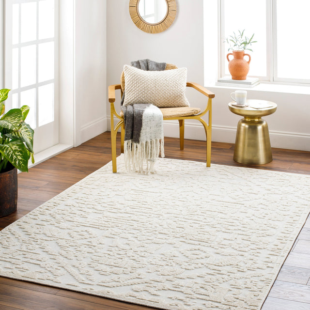 Surya Machine Washable Lyna Lya-2318 Beige Rug.