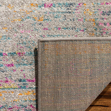 Safavieh Madison Mad122G Light Grey / Fuchsia Rugs.