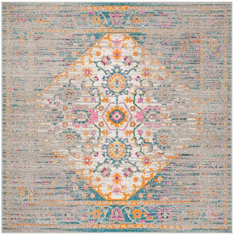 Safavieh Madison Mad122G Light Grey / Fuchsia Rugs.