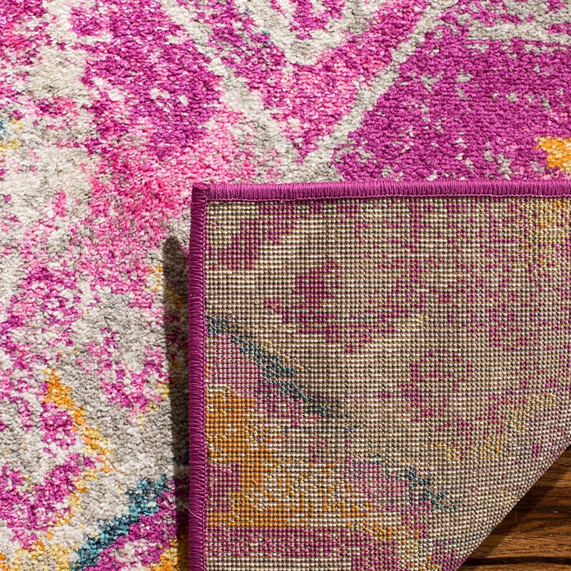Safavieh Madison Mad125F Fuchsia / Blue Rugs.