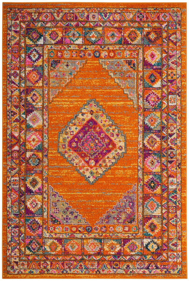Safavieh Madison Mad133D Orange/Fuchsia Rug.