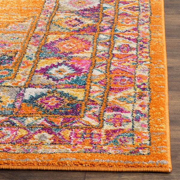Safavieh Madison Mad133D Orange/Fuchsia Rug.