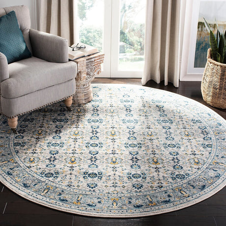 Safavieh Madison Mad151N Ivory/Navy Rug.