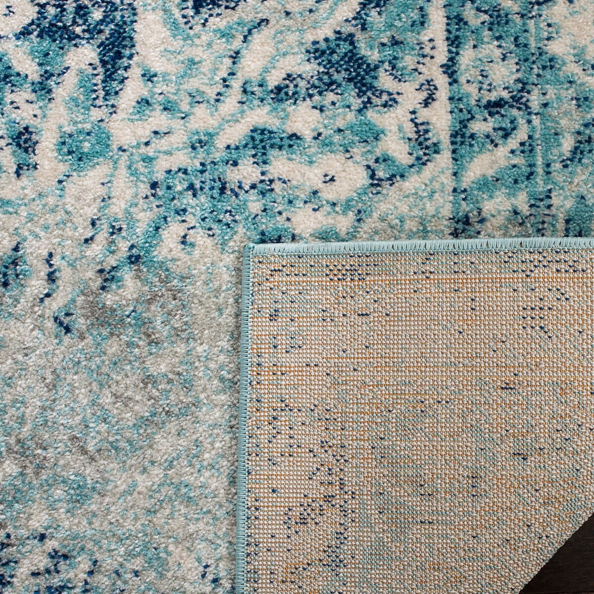 Safavieh Madison Mad152M Ivory / Blue Rugs.