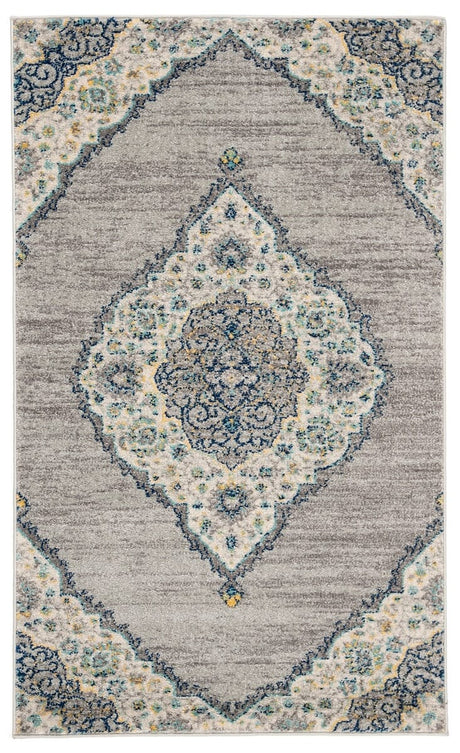 Safavieh Madison Mad153F Light Grey / Blue Rugs.