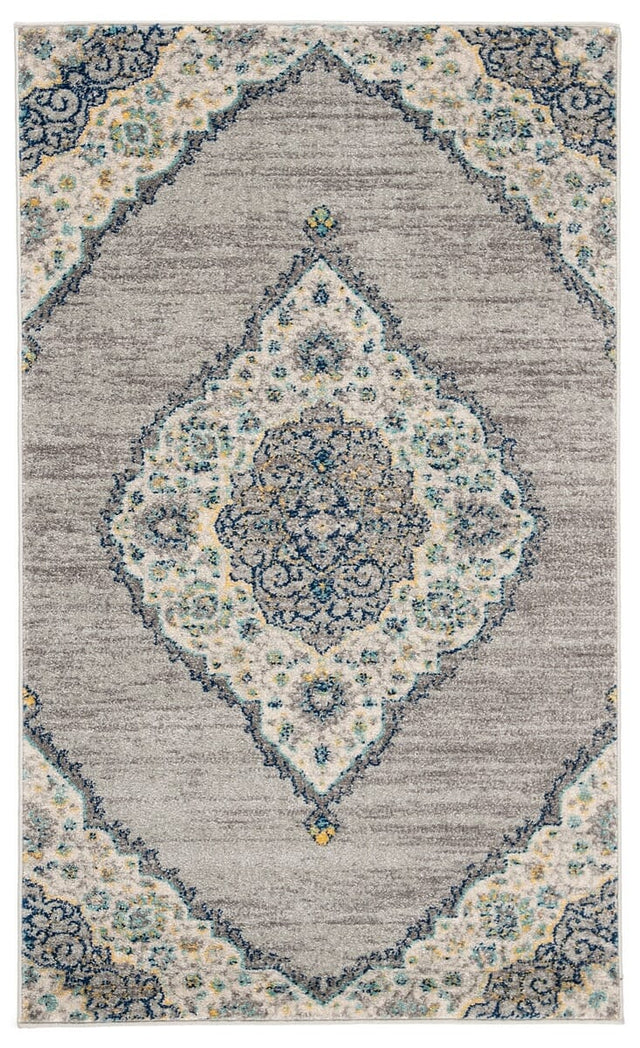 Safavieh Madison Mad153F Light Grey / Blue Rugs.