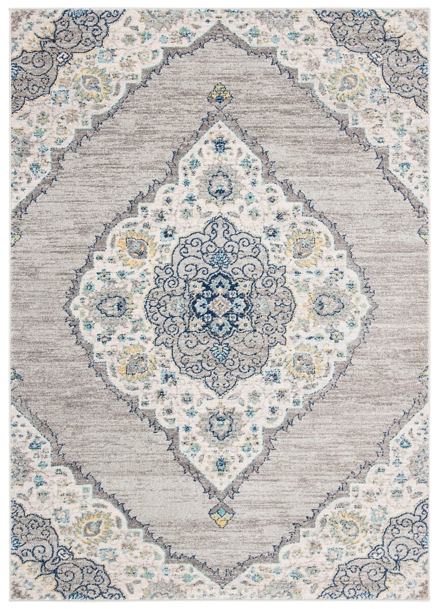 Safavieh Madison Mad153F Light Grey / Blue Rugs.