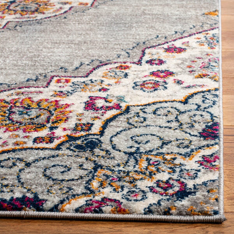 Safavieh Madison Mad153R Light Grey / Fuchsia Rugs.
