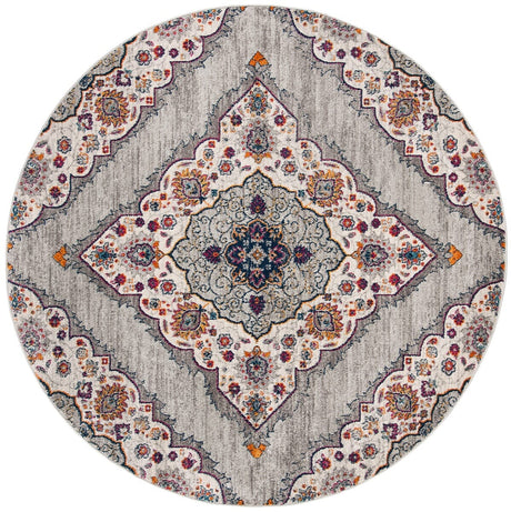 Safavieh Madison Mad153R Light Grey / Fuchsia Rugs.