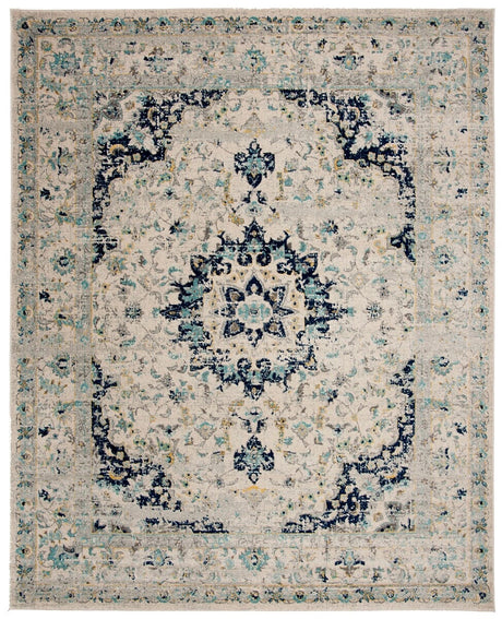 Safavieh Madison Mad155M Ivory/Blue Rug.