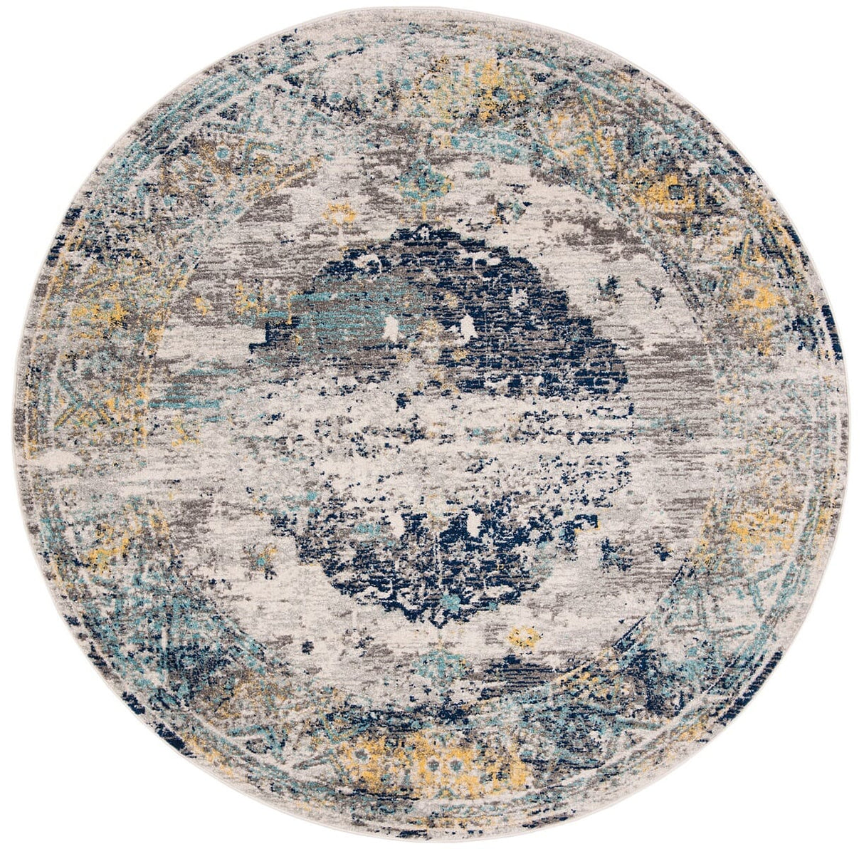 Safavieh Madison Mad158F Light Grey/Blue Rug.