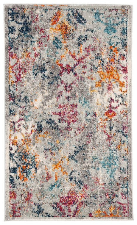 Safavieh Madison Mad159R Light Grey / Fuchsia Rugs.