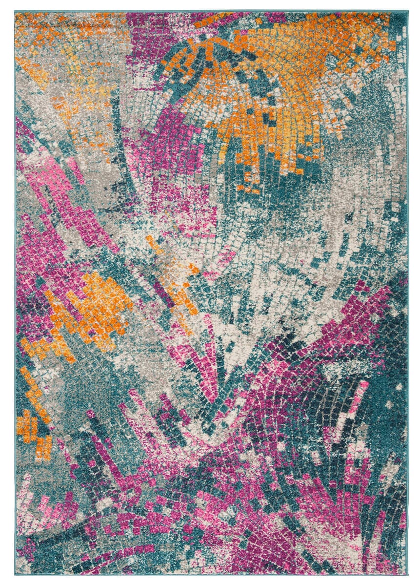 Safavieh Madison Mad201M Blue / Multi Rugs.