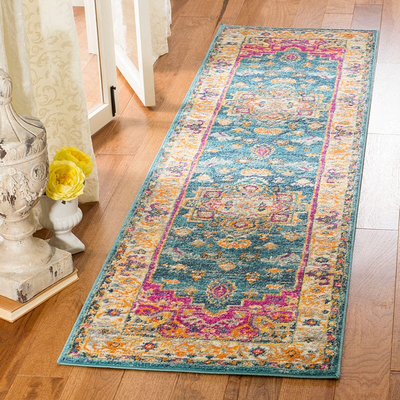 Safavieh Madison Mad202M Blue / Multi Rugs.
