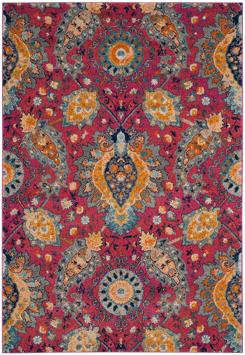 Safavieh Madison Mad600A Fuchsia / Gold Rugs.