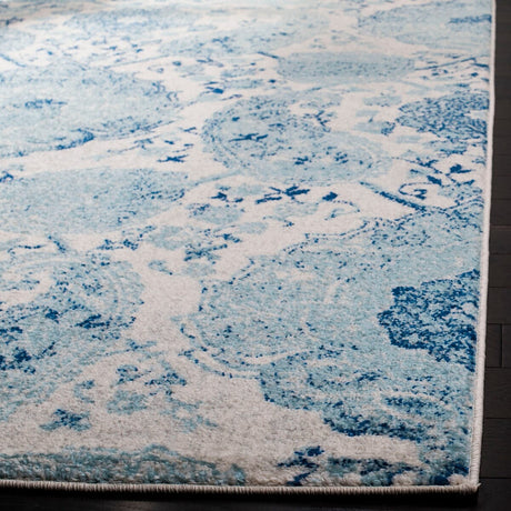 Safavieh Madison Mad600E Cream / Turquoise Rugs.