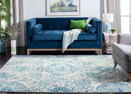 Safavieh Madison Mad600E Cream / Turquoise Rugs.