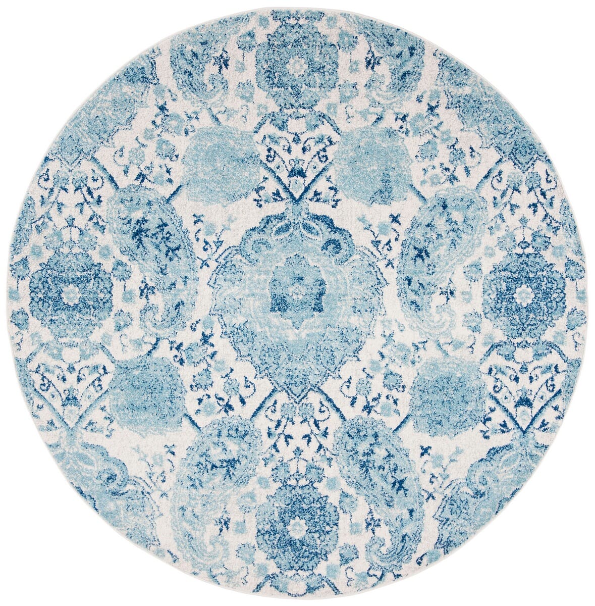 Safavieh Madison Mad600E Cream / Turquoise Rugs.