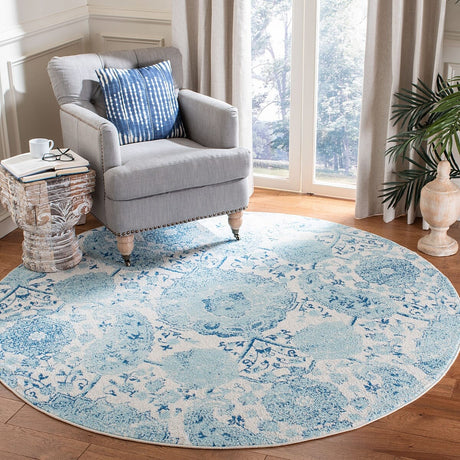 Safavieh Madison Mad600E Cream / Turquoise Rugs.