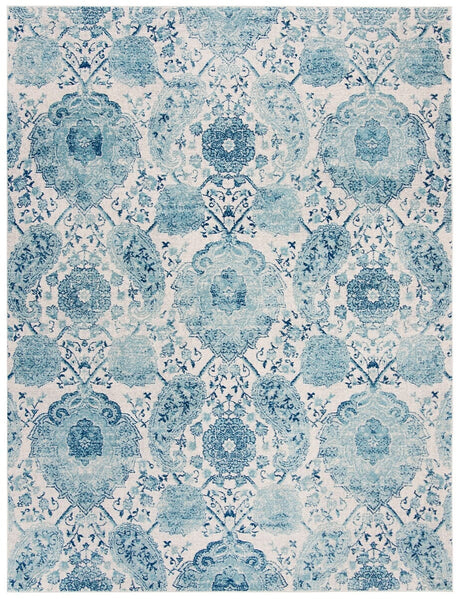 Safavieh Madison Mad600E Cream / Turquoise Rugs.