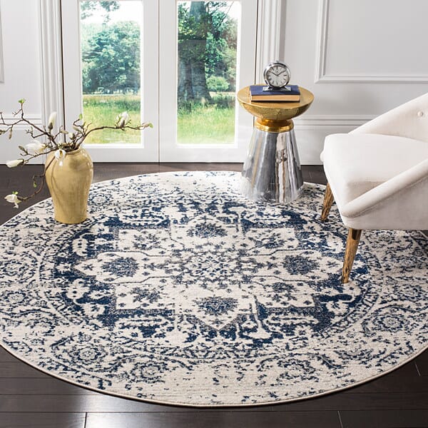 Safavieh Madison Mad603D Cream / Navy Rugs.