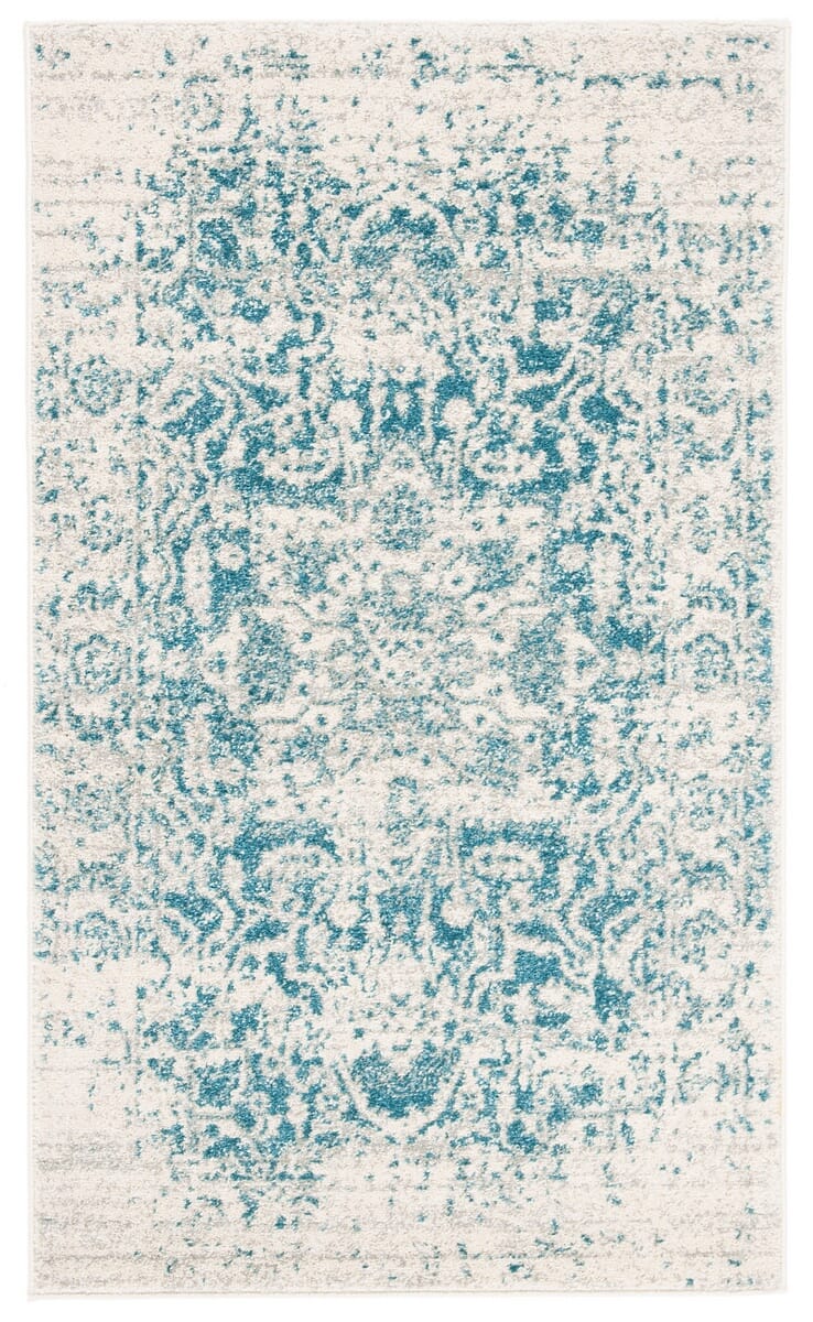 Safavieh Madison Mad603J Teal/Ivory Rug.