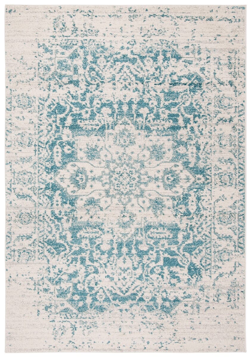 Safavieh Madison Mad603J Teal/Ivory Rug.