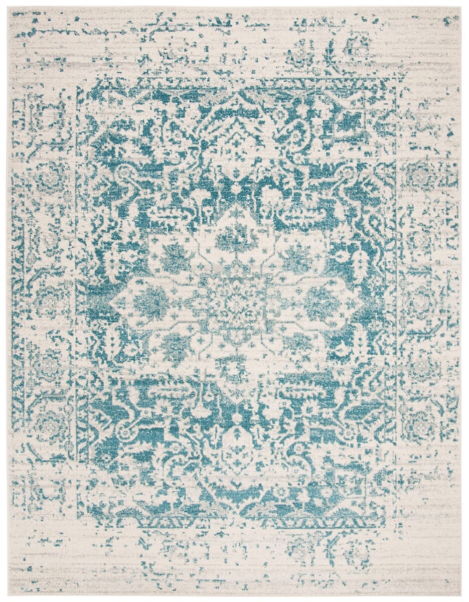 Safavieh Madison Mad603J Teal/Ivory Rug.