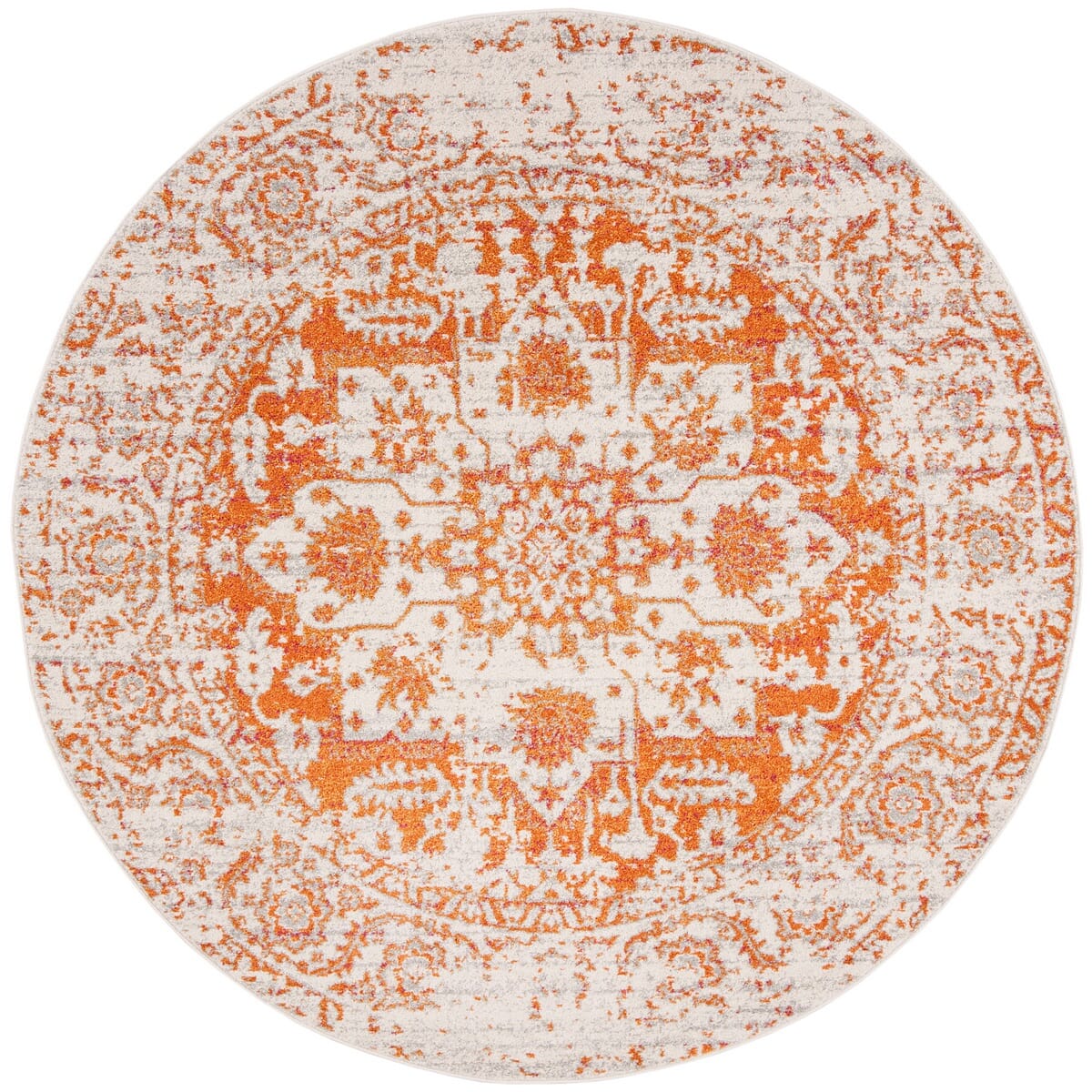 Safavieh Madison Mad603P Orange/Ivory Rug.