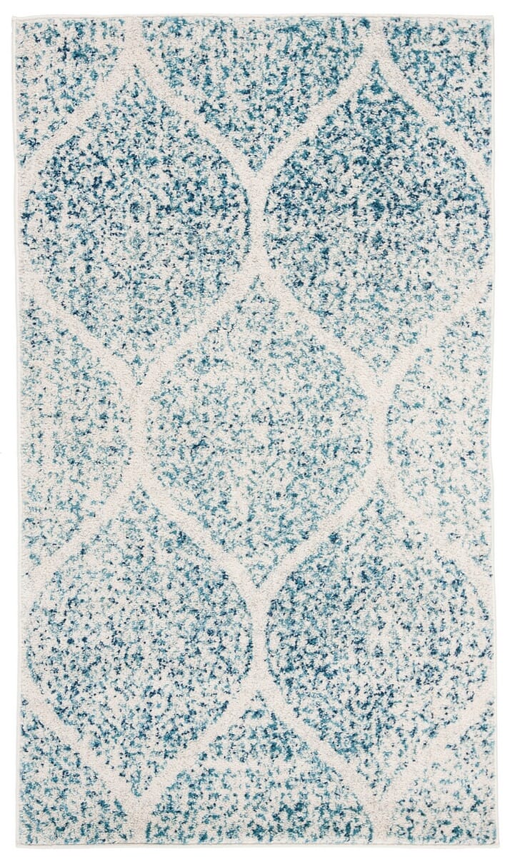 Safavieh Madison Mad604E Cream/Turquoise Rug.