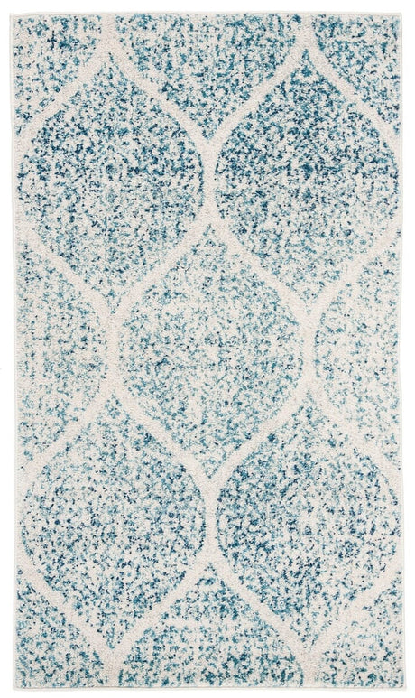 Safavieh Madison Mad604E Cream/Turquoise Rug.