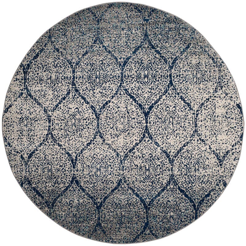 Safavieh Madison Mad604G Navy/Silver Rug.