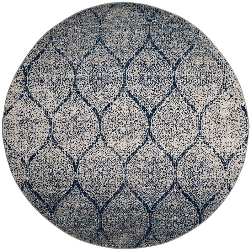 Safavieh Madison Mad604G Navy/Silver Rug.