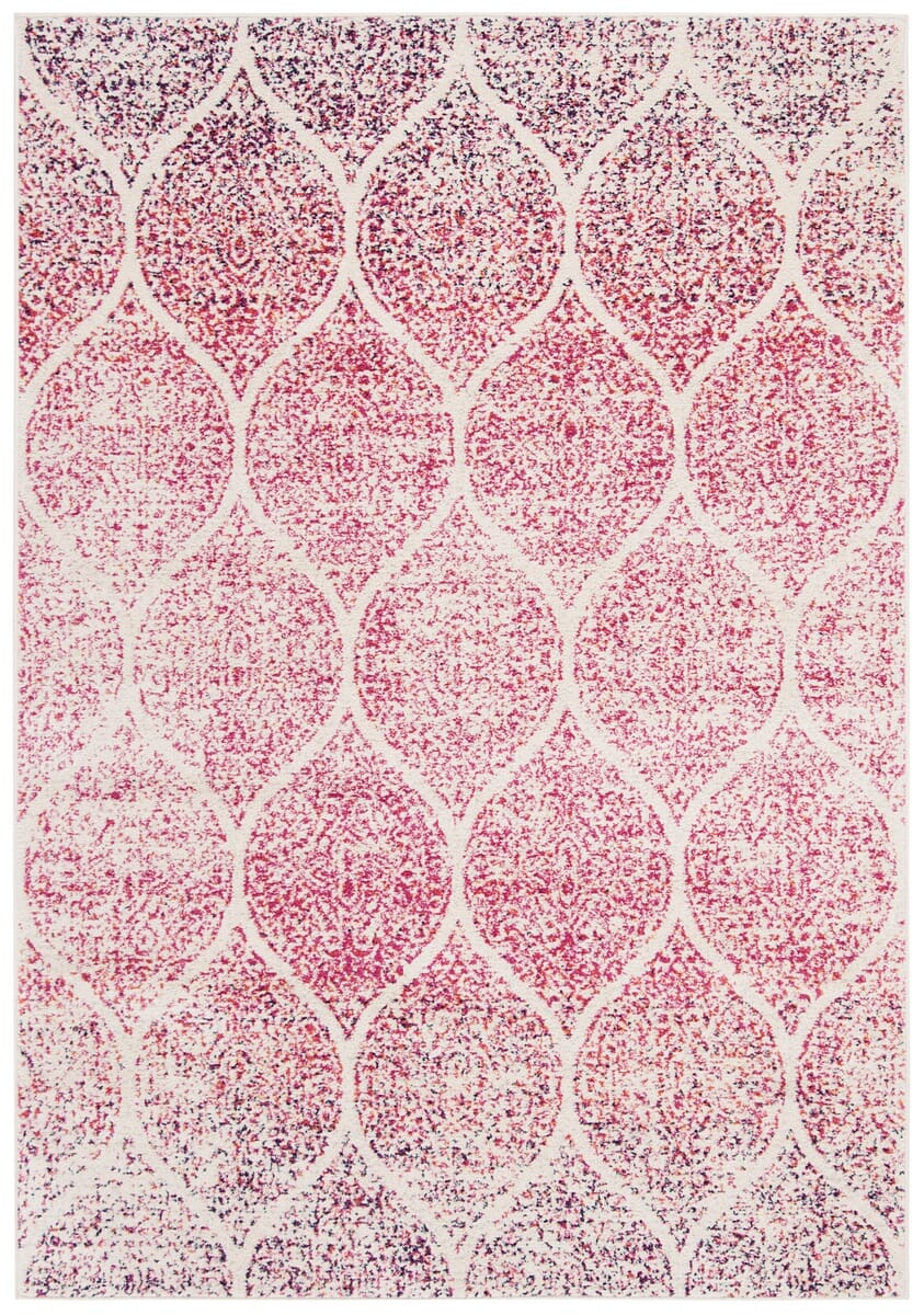 Safavieh Madison Mad604R Cream/Fuchsia Rug.
