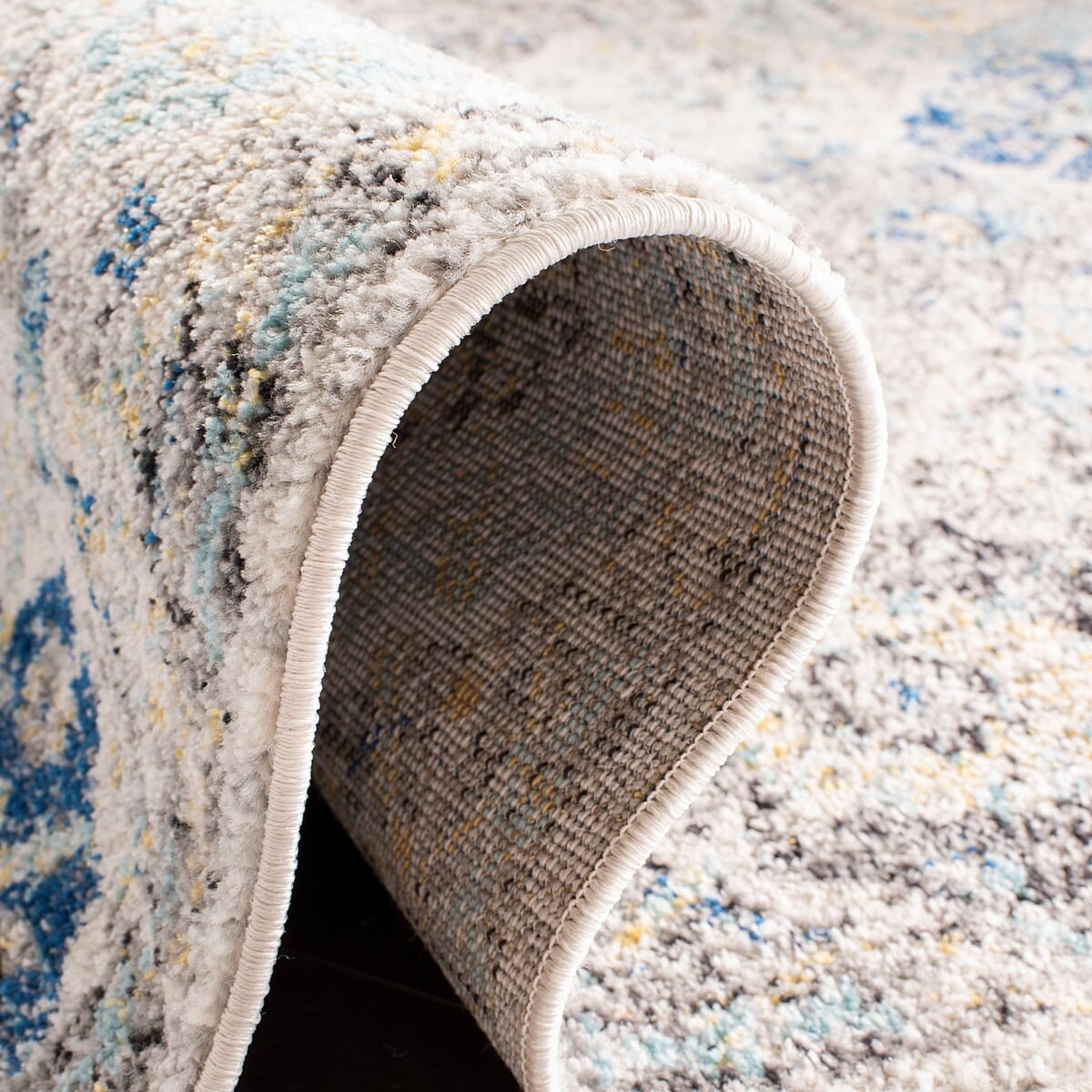 Safavieh Madison Mad611A Ivory/Aqua Rug.