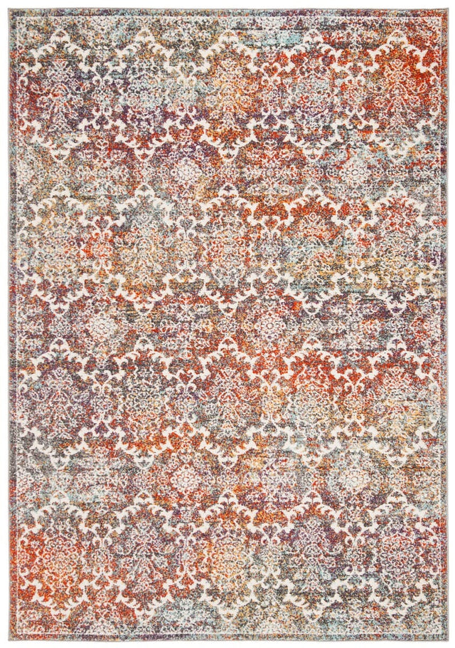 Safavieh Madison Mad945R Light Grey / Rust Rugs.