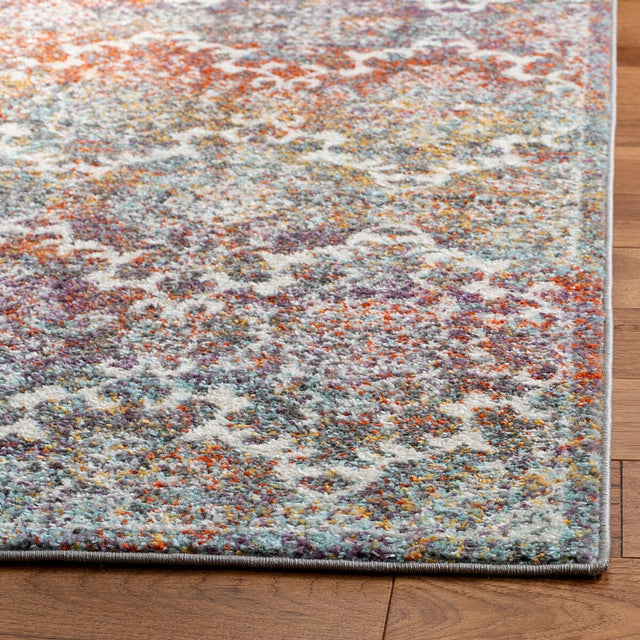 Safavieh Madison Mad945R Light Grey / Rust Rugs.