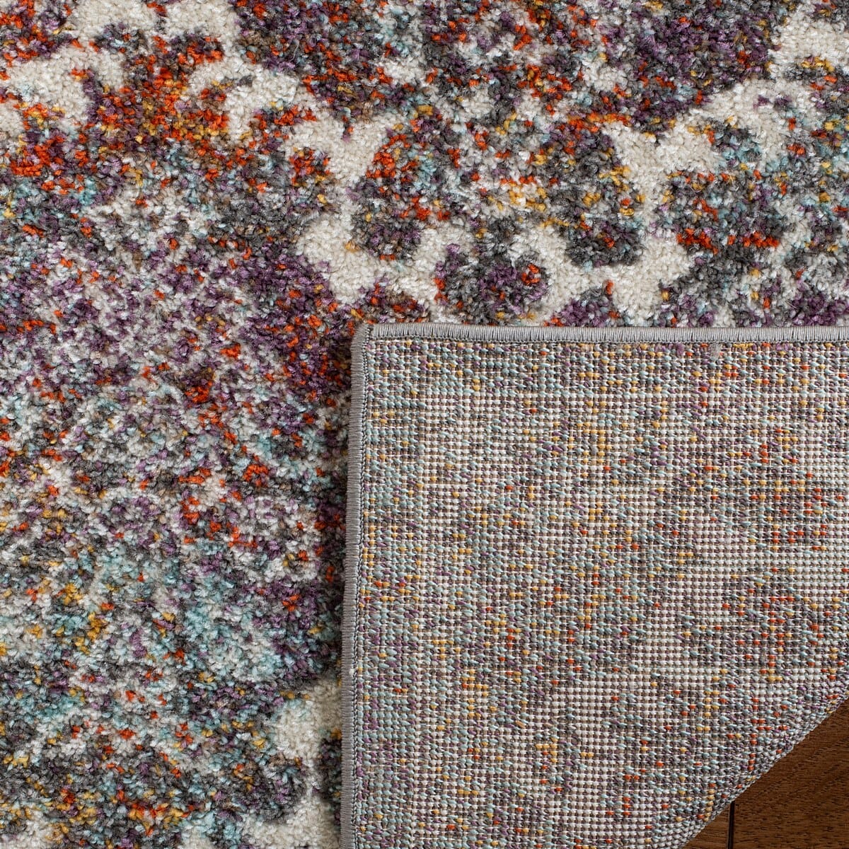 Safavieh Madison Mad945R Light Grey / Rust Rugs.