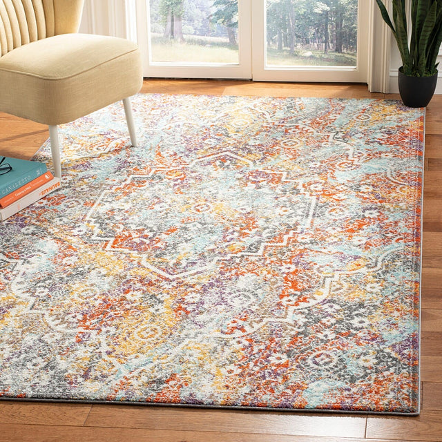 Safavieh Madison Mad946G Light Grey / Light Blue Rugs.